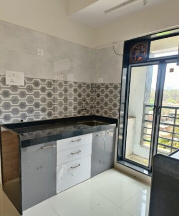 Kitchen in 1 BHK Apartment at Sanghvi S3 Ecocity Spring, Mira Road – for Rent