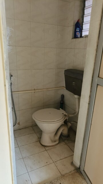 Bathroom in 1 RK Apartment at Vakola Crystal CHS, Santacruz East – for Rent