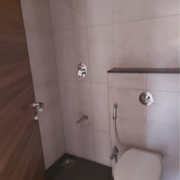 Bathroom in 2 BHK Apartment at K Raheja Reserve, Mohammadwadi – for Rent