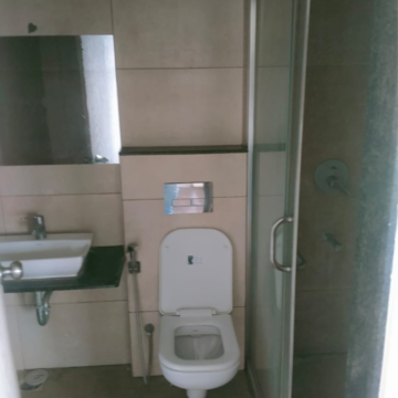 Bathroom in 3.5 BHK Apartment at K Raheja Vistas Premiere, Mohammadwadi – for Rent