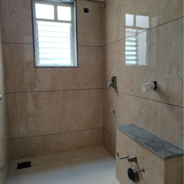 Bathroom in 2 BHK Apartment at Raheja Vistas Phase II, Mohammadwadi – for Rent