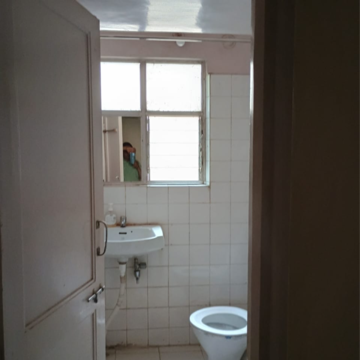 Bathroom in 2 BHK Apartment at Kumar Palmspring Towers, Undri – for Rent