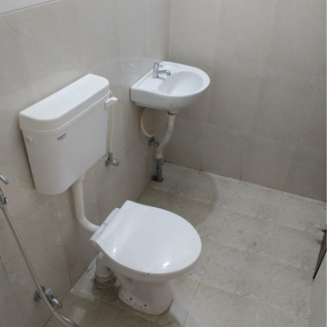 Bathroom in 3 BHK Apartment at SiddhiVinayak Sunshree Emerald, Nibm – for Rent