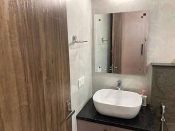Bathroom in 3 BHK Builder Floor at Ansal Sushant Lok I, Sector 43 – for Rent