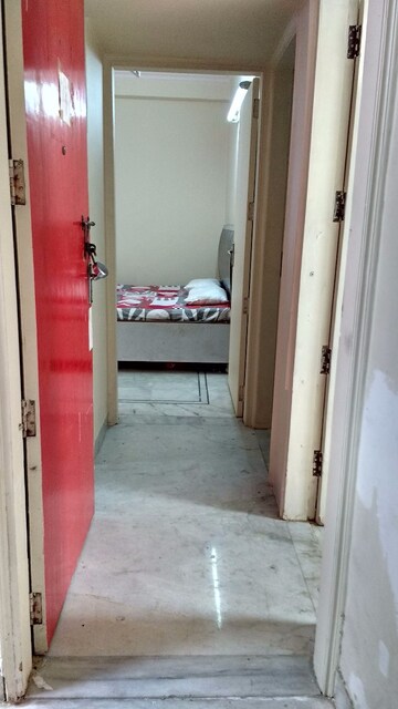 Building Lobby in 2 BHK Apartment at Khirki Extension – for Rent