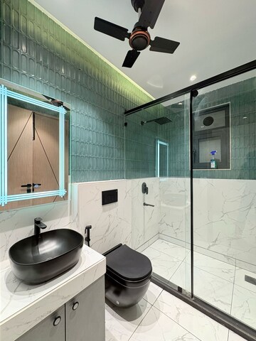 Bathroom in 4 BHK Builder Floor at Uppal Southend, Sector 49 – for Sale