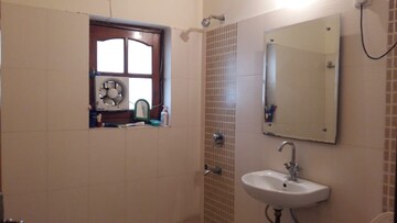 Bathroom in 3 BHK Apartment at Greater Kailash I – for Rent