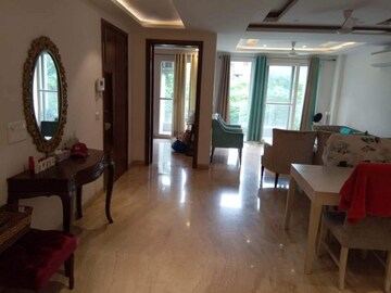 Living Room in 3 BHK Apartment at Greater Kailash I – for Rent
