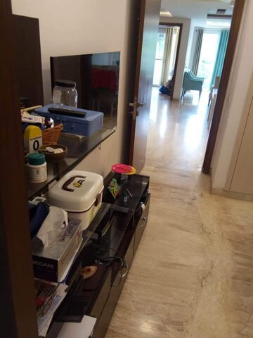 Living Room in 3 BHK Apartment at Greater Kailash I – for Rent