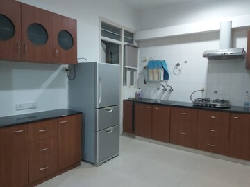 Kitchen in 3 BHK Penthouse at Shyamal – for Rent