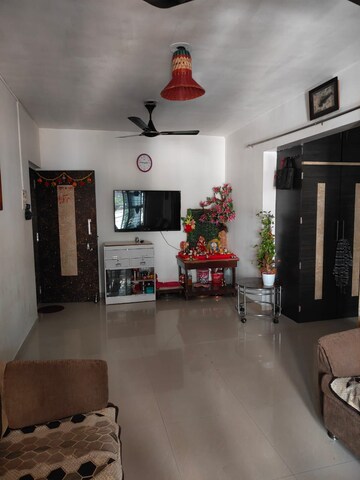 Living Room in 1 BHK Apartment at Shankheshwar Kiran, Kalyan West – for Sale