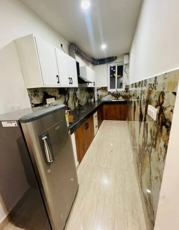 Kitchen in 1 BHK Apartment at Ramky Towers, Gachibowli – for Rent