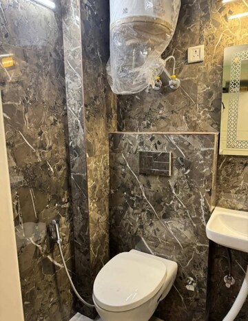 Bathroom in 1 BHK Apartment at Ramky Towers, Gachibowli – for Rent