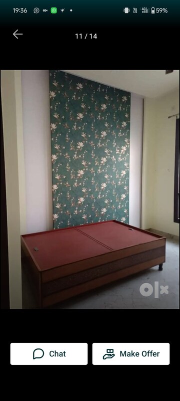 Bedroom in 2 BHK Apartment at Hazratganj – for Rent