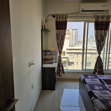 Balcony in 2 BHK Apartment at Courtyard by Narang Realty and The Wadhwa Group, Pokhran Road No Two – for Rent