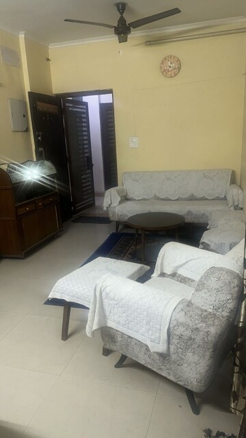 Living Room in 1 BHK Apartment at Habitech Greens, Tech Zone 4 Greater Noida – for Rent