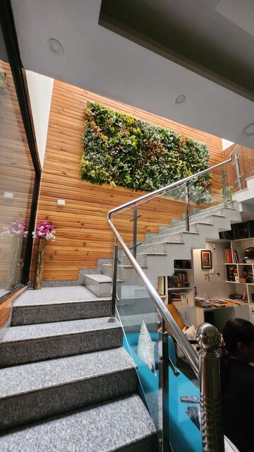 Staircase in 6 BHK Villa at Gomti Nagar – for Sale