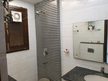 Bathroom in 3 BHK Apartment at Saket – for Rent