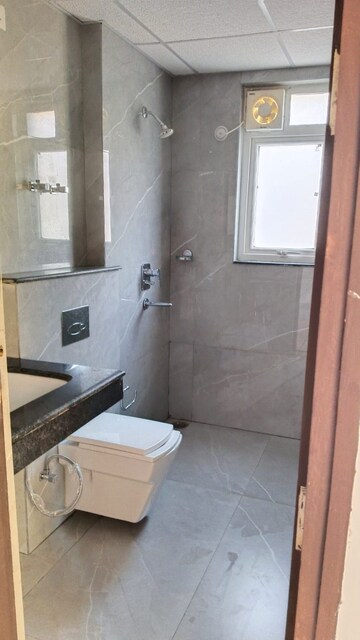 Bathroom in 3 BHK Apartment at Omaxe Heights Gomti Nagar, Gomti Nagar – for Rent