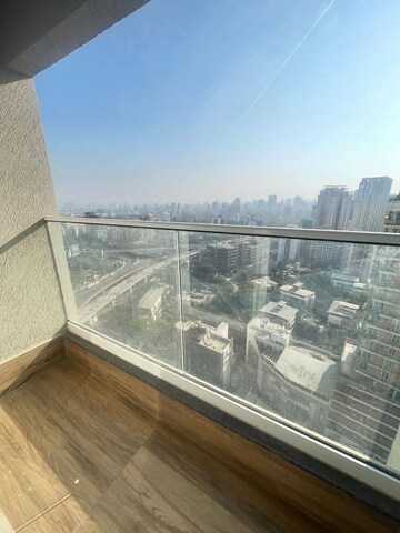 Balcony in 2 BHK Apartment at Ashar Axis, Majiwada – for Rent