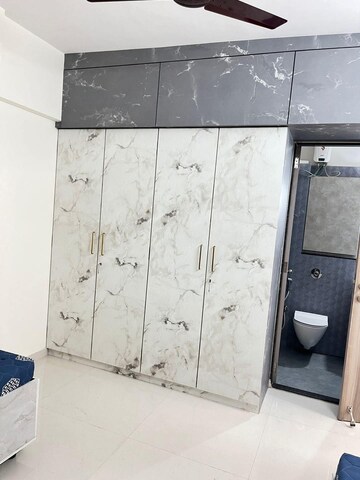 Master Bedroom in 2 BHK Apartment at Ashar Axis, Majiwada – for Rent