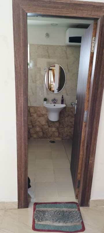 Bathroom in 3 BHK Apartment at Gomti Nagar – for Rent