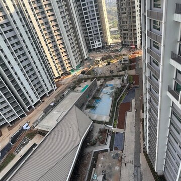 Balcony in 2 BHK Apartment at Kalpataru Immensa B, Kolshet Industrial Area – for Rent