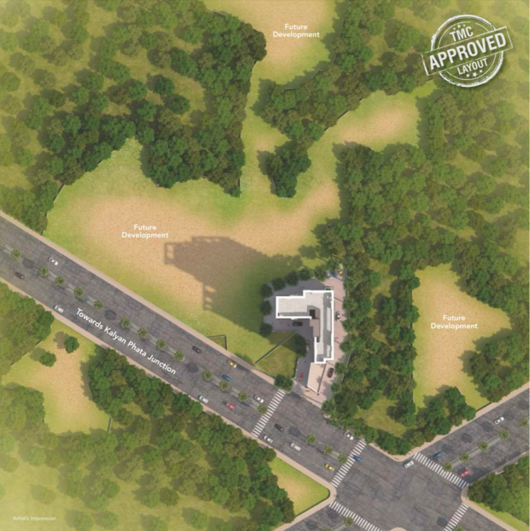 Garden, sai-shrushti-leela 2 Bedroom 478 Sq.Ft. Apartment In Padle Thane 8255612