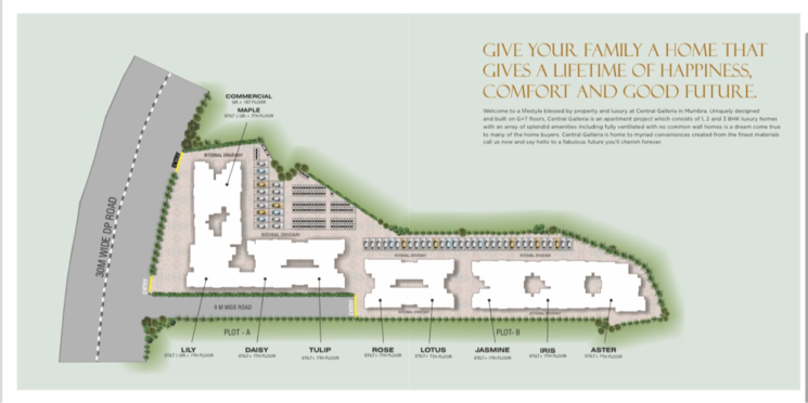 Master Plan, yes-central-galleria 1 Bedroom 468 Sq.Ft. Apartment In Sonkhar Thane 8255617