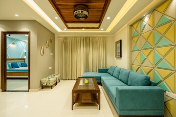Living Room in 1.5 BHK Apartment at GKB Grace Apartment, Ajmer Road – for Sale