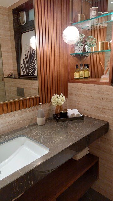 Bathroom in 1 BHK Apartment at Godrej Nest Kandivali, Kandivali East – for Rent