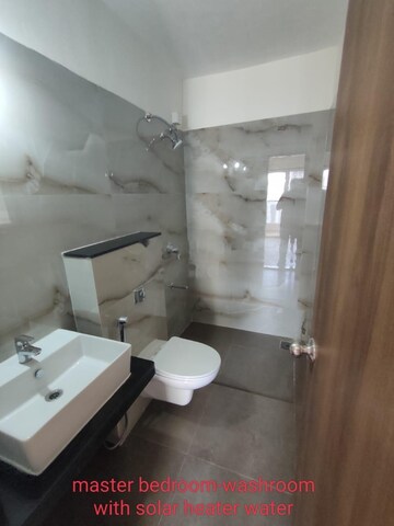 Bathroom in 2 BHK Apartment at Krishna Amarillo, Hinjewadi – for Rent