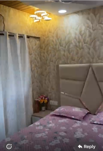 Bedroom in 1 BHK Apartment at JP North Elara, Mira Road – for Rent