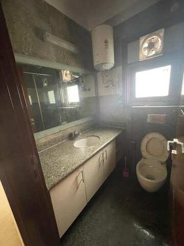 Bathroom in 3 BHK Builder Floor at Shivalik Colony – for Rent