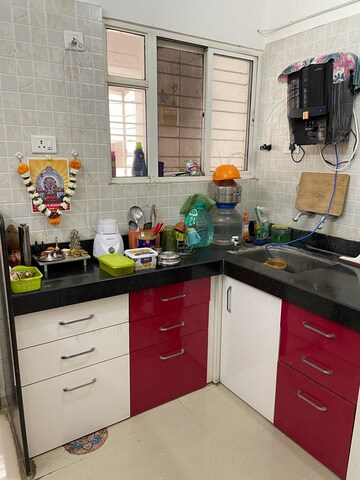 Kitchen in 1 BHK Apartment at Sancheti Belcastel, Mundhwa – for Rent