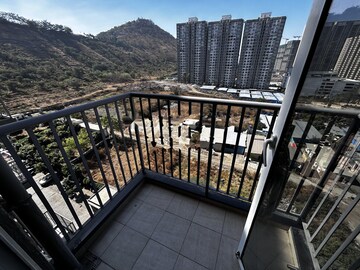 Balcony in 2 BHK Apartment at Godrej Hillside, Mahalunge – for Rent