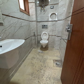 Bathroom in 3 BHK Builder Floor at Saket – for Rent