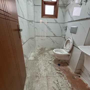 Bathroom in 3 BHK Builder Floor at Saket – for Rent