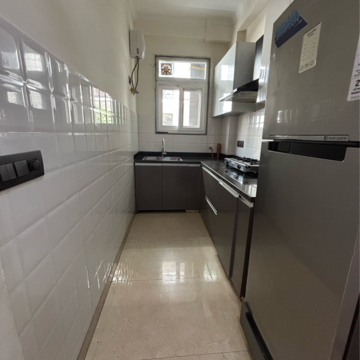 Kitchen in 2 BHK Builder Floor at Saket – for Rent