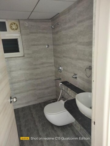 Bathroom in 3 BHK Apartment at DS Max Skycity, Thanisandra – for Rent
