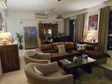 Living Room in 3 BHK Apartment at M3M Merlin, Sector 67 – for Rent