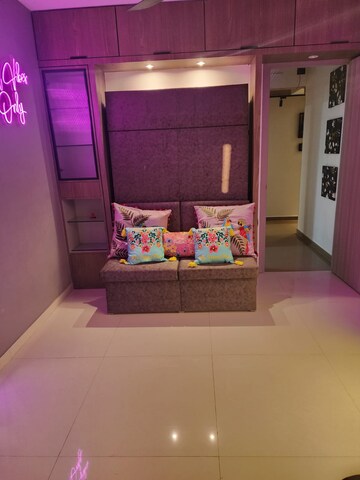 Living Room in 2 BHK Apartment at Rustomjee Summit, Borivali East – for Rent