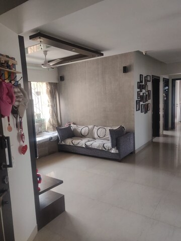 Living Room in 3 BHK Apartment at Blue Mountains, Malad East – for Rent