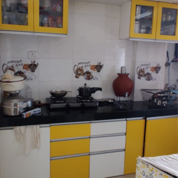 Kitchen in 3 BHK Apartment at The Spring, Kalamboli Sector 20 – for Rent