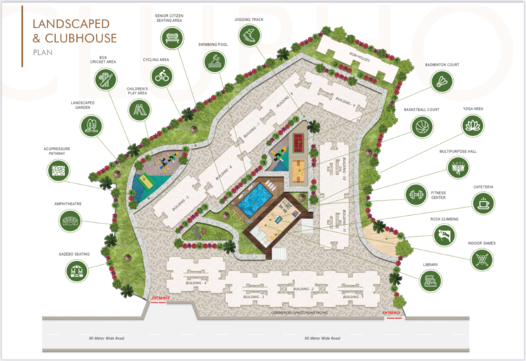 Master Plan, nice-world 1 Bedroom 490 Sq.Ft. Apartment In Sonkhar Thane 8257754