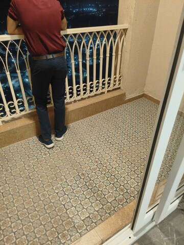 Balcony in 2 BHK Apartment at Birla Vanya, Kalyan West – for Rent