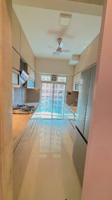 Kitchen in 3 BHK Apartment at Nahar Amrit Shakti, Chandivali – for Rent