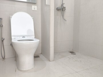 Bathroom in 2 BHK Apartment at Hiranandani Delanna, Ghodbunder Road – for Rent