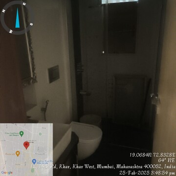 Bathroom in 4 BHK Apartment at Hicons Enclave, Khar West – for Sale