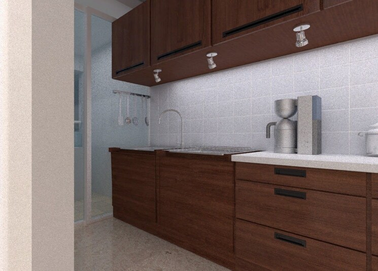 Kitchen, newlook-bhavya-elite 1 Bedroom 354 Sq.Ft. Apartment In Wadala Mumbai 8258164